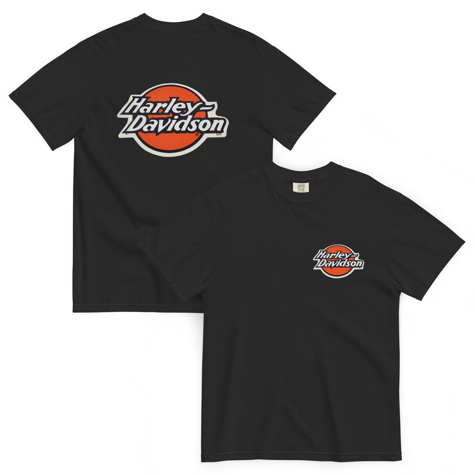 Harley-Davidson Garment-Dyed Heavyweight Short Sleeve T shirt L