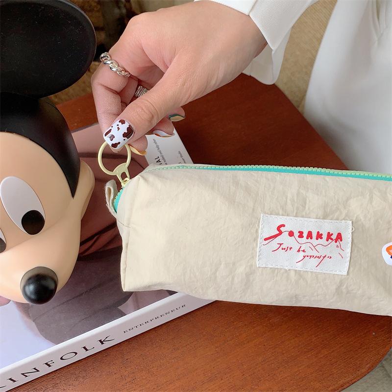 Pen Macaron Women Pouch Cosmetic Bag Portable Storage Bag Pen Bag Bag Toiletry