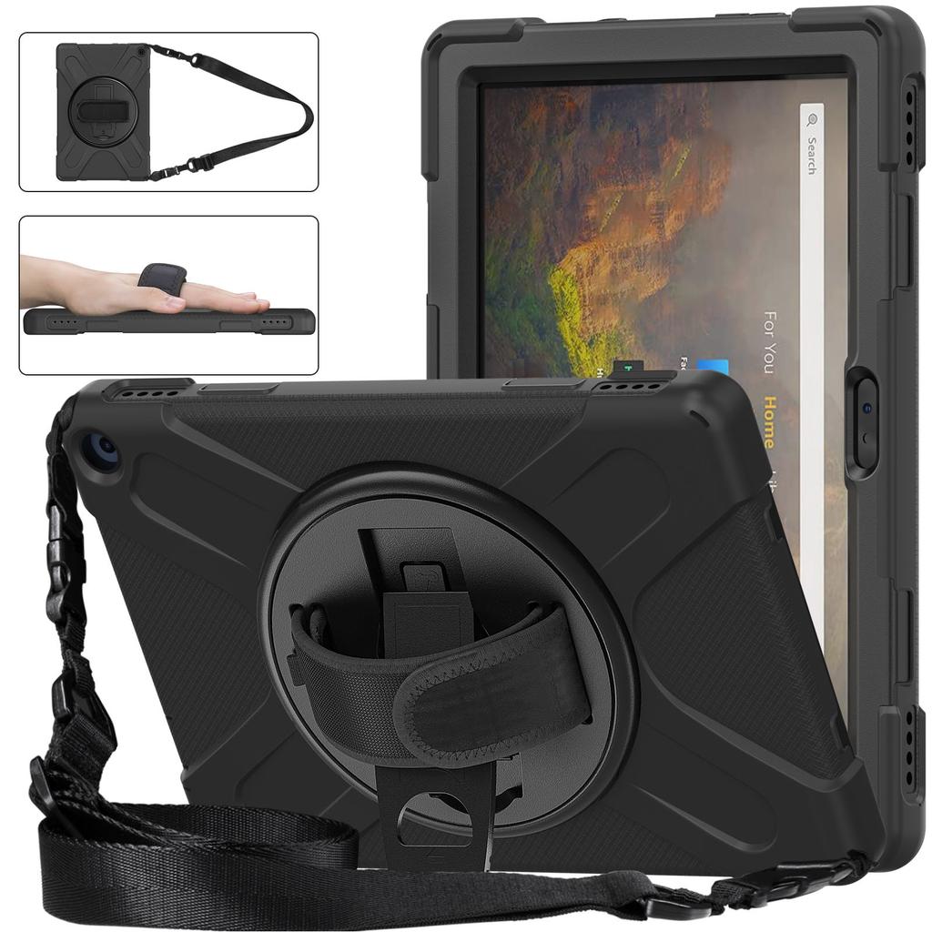 Tablet Shockproof Case Multiple   Tablet Cover with Shoulder Straps for   HD 10 for HD 10 PLUS 2021