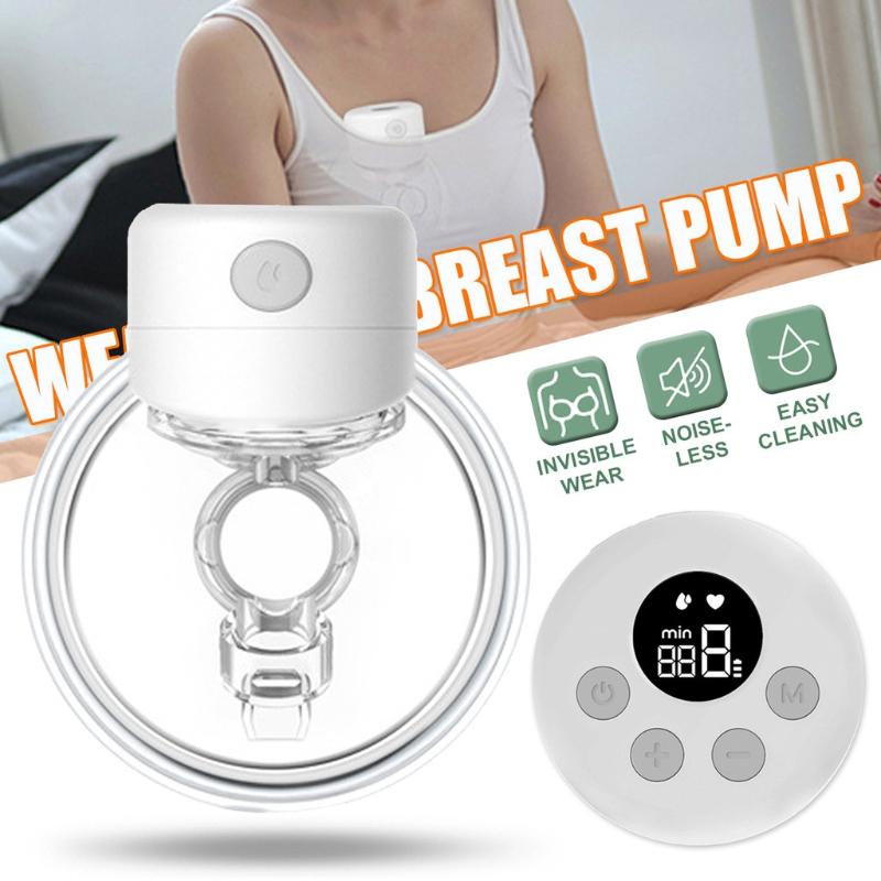 5V Hands-Free Electric Breast Pump Silent Wearable Automatic Milker USB Rechargable Portable Milk Extractor Baby Breastfeeding