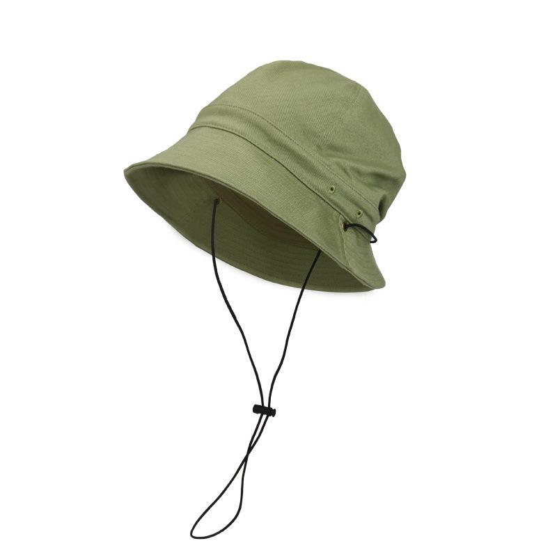 

Панама летняя солнцезащитная хлопковая шляпа-ведро повседневный стиль мужская и женская индивидуальность тренд солнцезащитная шляпа M（56-58cm） светло-зеленый