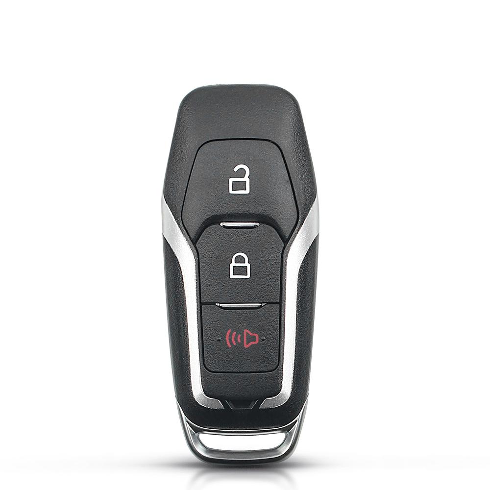 KEYYOU Fernbedienung Smart Auto Schlüsselanhänger Hülle Für 2015 2016 2017 Ford F-150 Explorer Edge Mustang Fusion 3/4/5 Tasten Mit Klinge