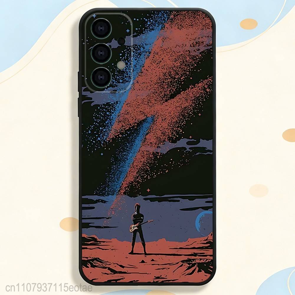 D-David Blackstar Bowie Phone Case For Samsung S25,S24,S21,S22,S23,S30,Ultra,S20,Plus,Fe,Lite,5G Black Cover