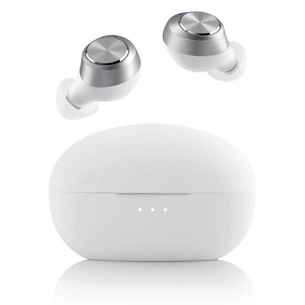 Wireless Bluetooth Sound 2025 Latest Bluetooth 4 Hours Playtime 50 Hours Total Fast Automatic Instant Fully Touch for and Sports Earbuds, Hi-Fi