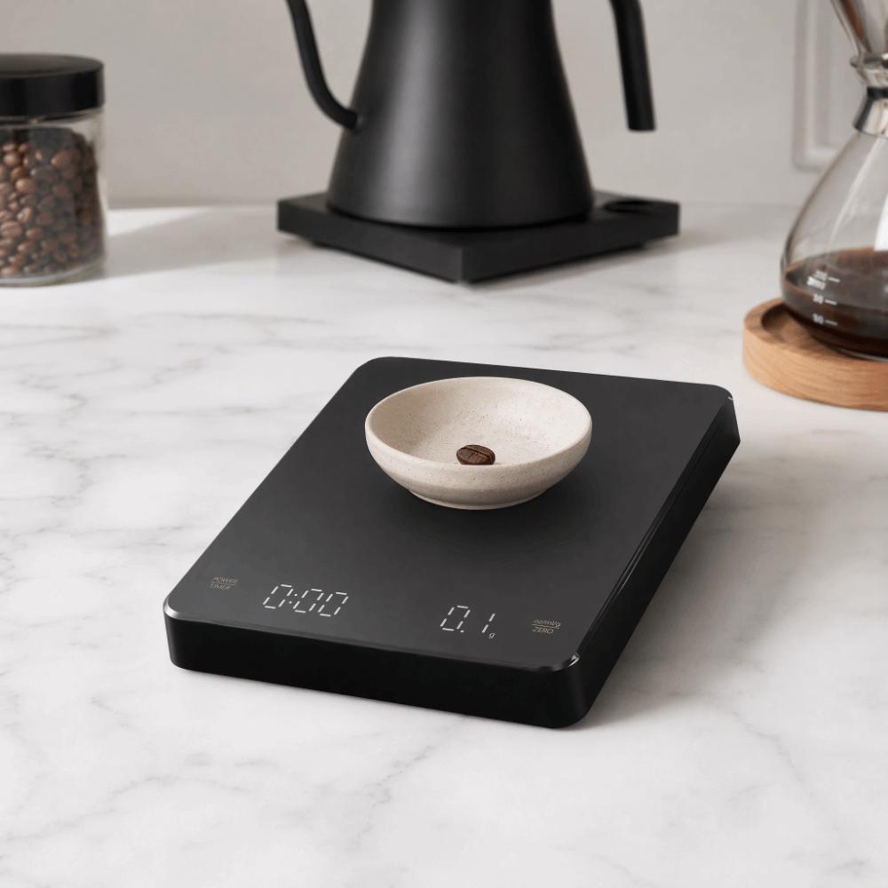 PC + ABS Kitchen Scale Black Blue Digital Kitchen Scale Pour Over Coffee Drip Coffee чёрный