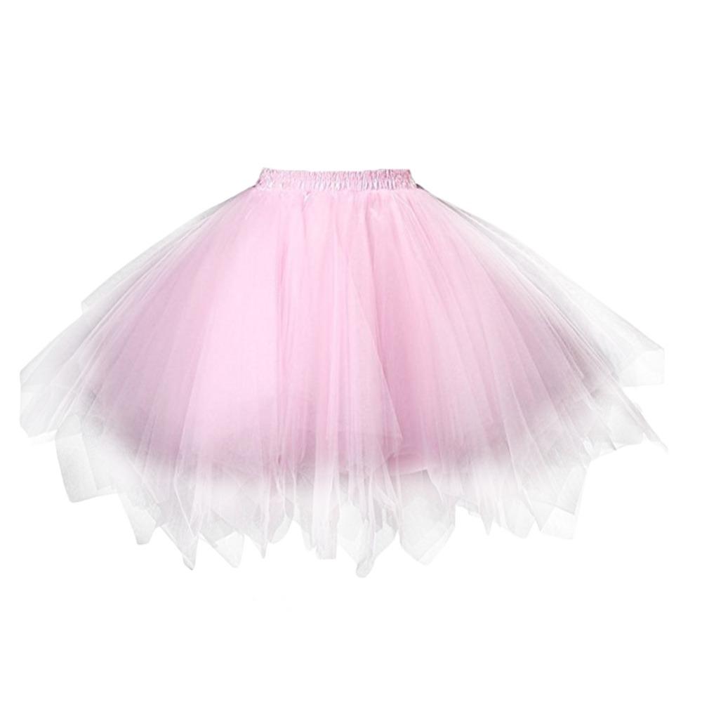 High Waist Petticoat Elastic Waist Dance Skirt Fashion Ballet Skirt  Women