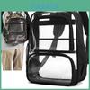 Klarer PVC-Schulrucksack mit mehreren Taschen, wasserdichtes Design für Schüler