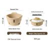 ZISIZ Ceramic Charcoal Hot Pot Set