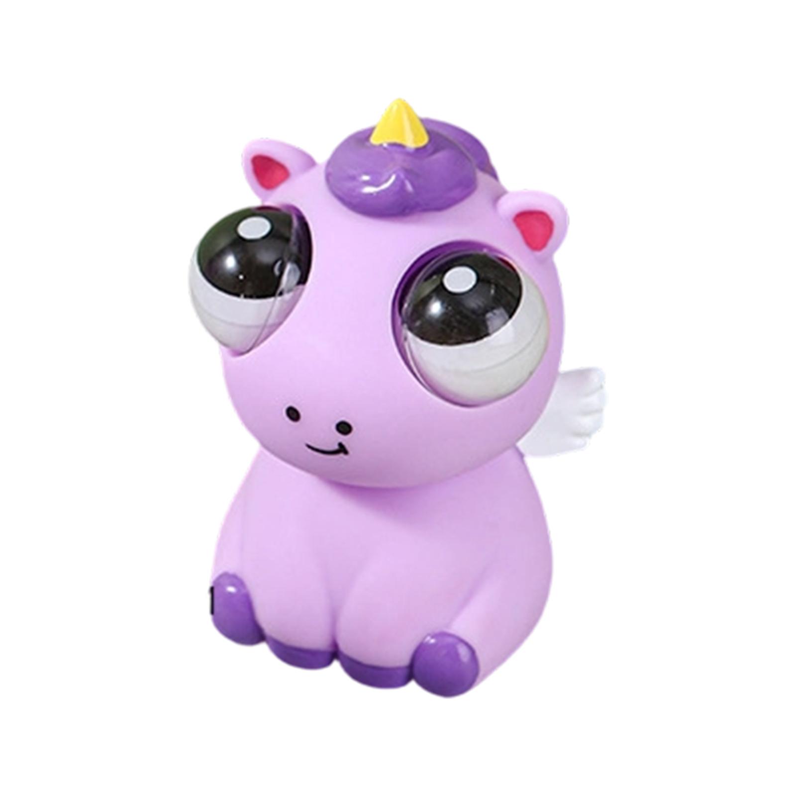 Squeezeup Wideeyed Plush Toy, Wideeyed Stress Relief Toy фиолетовый