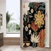 Boho Floral Shower Curtain, Tropical Leaves Fabric Cloth Shower Curtains for Chic Elegant Bathroom Decor, Modern  Curtain