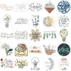 10/30/50pcs Jesus Bible Christians Inspirational Stickers Aesthetic DIY Skateboard Phone Laptop Cartoon Decoration Sticker Pack