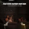 Dorm Room Decor 2 in 1 Star Projector Night Light, USB Space Nebula Lamp with 360 Projection for Nursery Degree Rotating Film, Car Interior