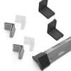 4/8/12PCS Angle Steel End Caps Corner Protector Caps Right Angle Blanking End Caps  Storage Shelves