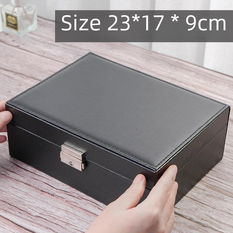 Luxurious Large-Capacity Jewelry Box for Earrings, Necklaces, and Pendants
