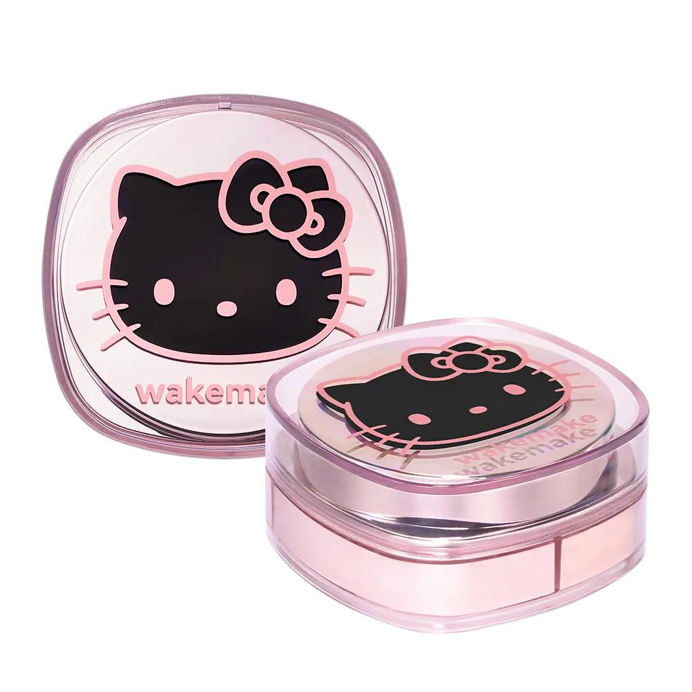 [Hello Kitty Черная версия] WAKEMAKE Stay Fixer Многоцветная пудра 03 Сатиновый розовый 03 Satin Pink