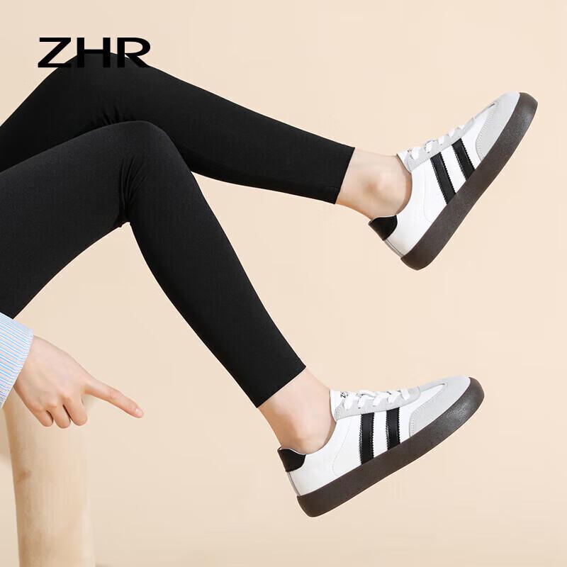 ZHR Women's Retro Platform German Trainer Sneakers A108