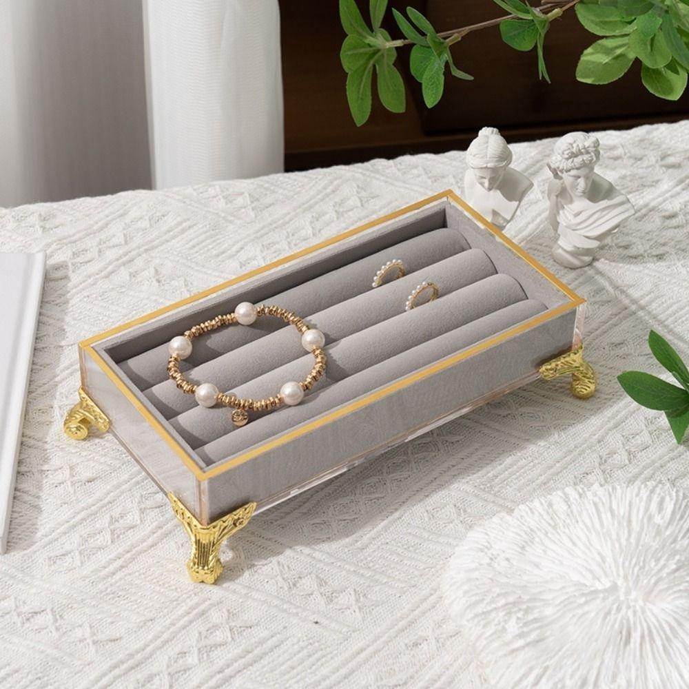 Multifunctional Jewelry Tray Holder Velvet Jewelry Organizer Jewelry Holder Box Jewelry Storage