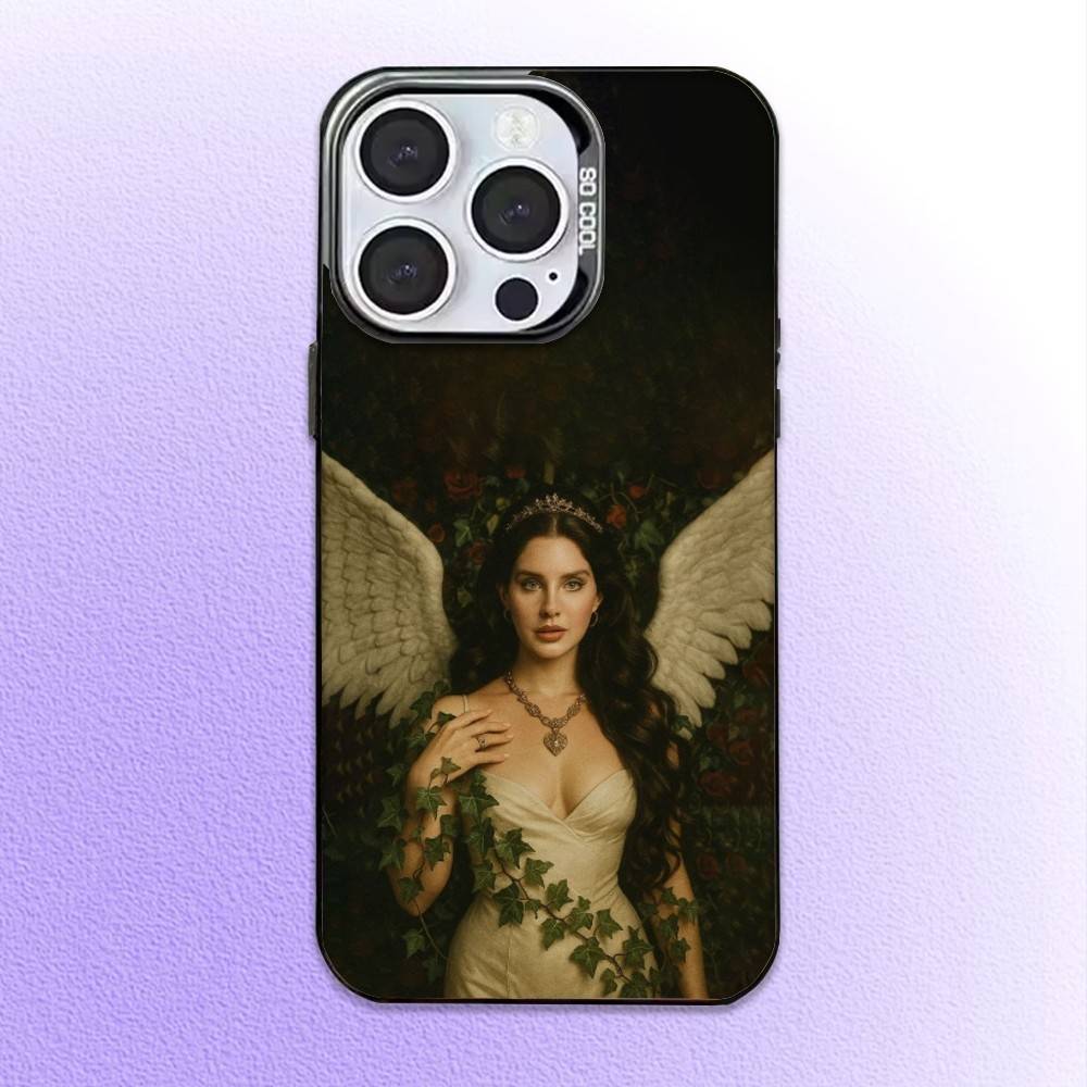 

L-Lana Del R-Rey Phone Case For iPhone17,16,15,14,13,12,11 Plus,Pro Max Black Candy Matte Shockproof Cover iPhone13