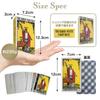 Gammi Tarot Cards, Fortune Telling, Waite Edition, 78-Card Rider Tarot [Authentic] Standard, 60-Page Japanese Instruction Manual, Tarot Pouch Included