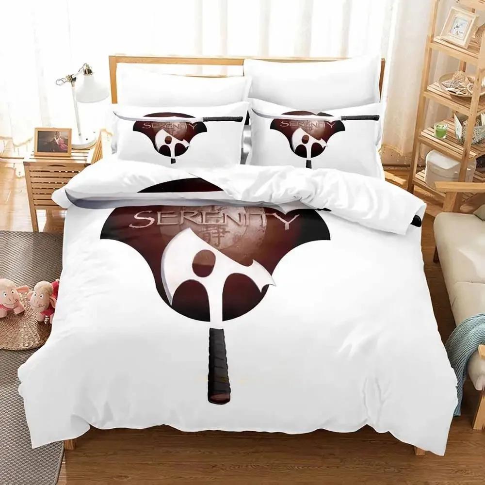 Movie Serenity Bedding Set Duvet Cover Bed Set Quilt Cover Pillowcase Comforter King Queen Size Boys Adult Bedding Set