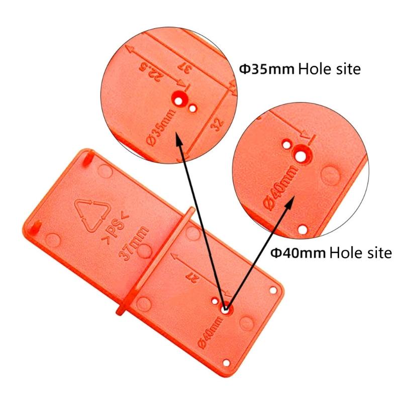 Accuracy Woodworking Drill Guide Board Positioning Tool for Accurate Hole Positioning and Enhances Drilling Efficiency