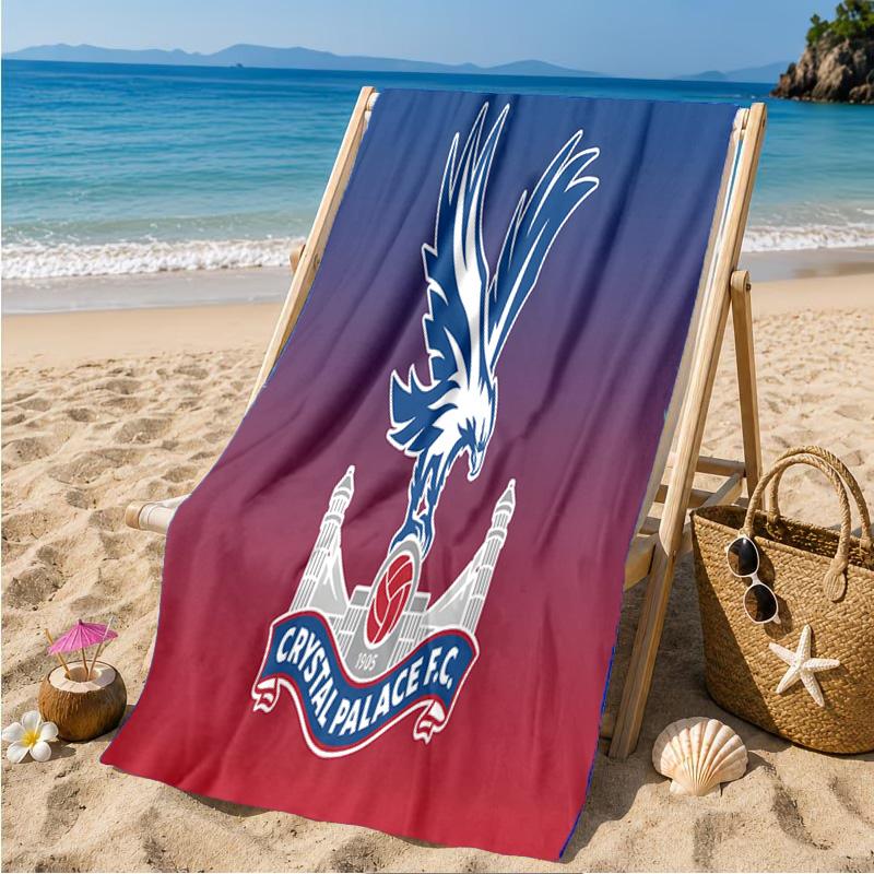 Eagle Crest Crystal Design Beach Towel Microfiber Beach Towel, Lightweight and Quick-Dry, for Summer Travel, Swimming Pool Fan Birthday Gift