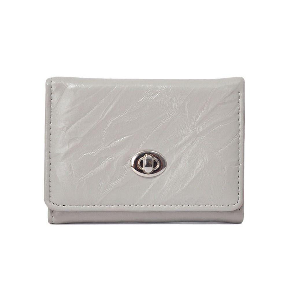 

New PU Leather Wallet Large Capacity Personality Coin Pouch Multi-card Multifunctional Card Holder Purse бежевый