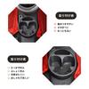 Hcilloend Cup Holder Mat for New Fiat 500 Center Control Seat Cup Holder Socket Cover Cup Holder Panel Center Cup Holder Frame Carbon Fiber Easy
