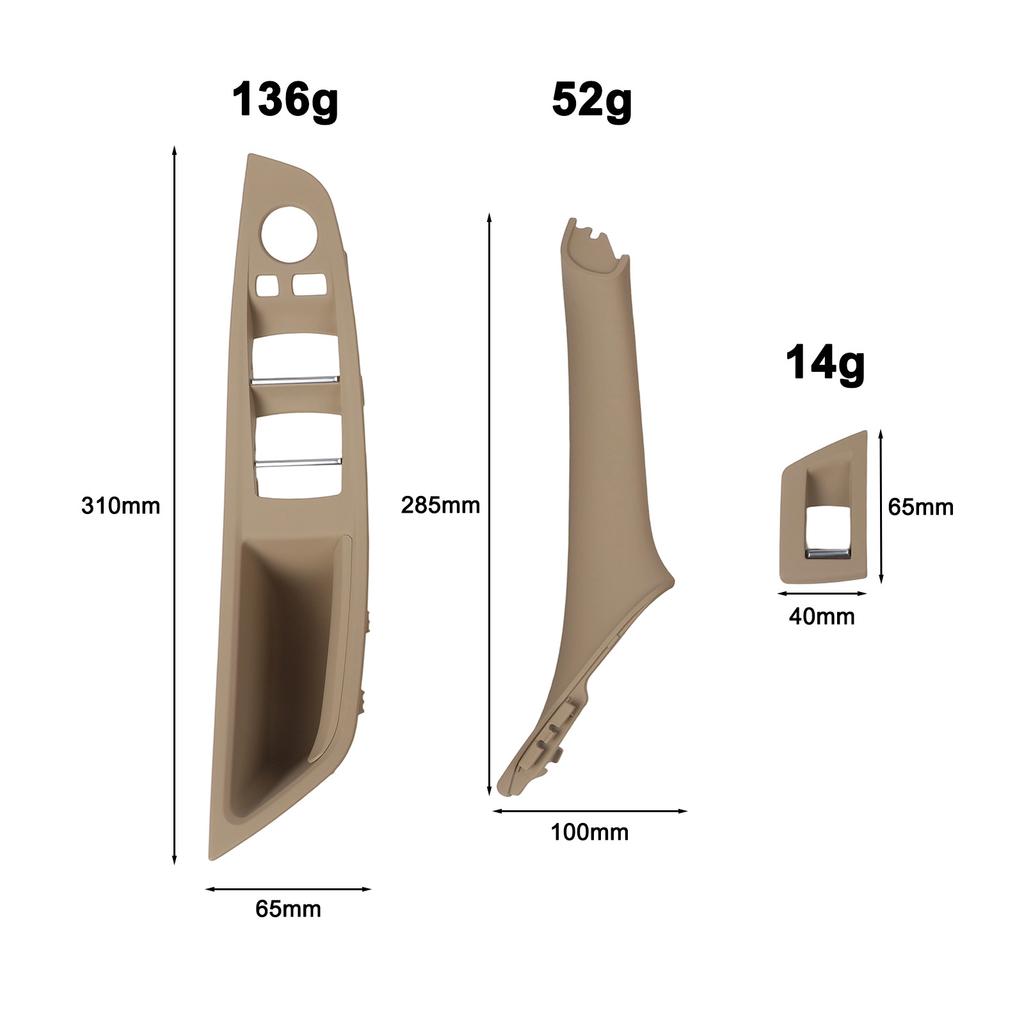 Linke Fahrerseitentürgriff F10 F18 Armlehnen-Set Fahrzeuginnenraum Ersatz Fortgeschrittene ABS PC-Materialien OEM-Nummer 51417225873