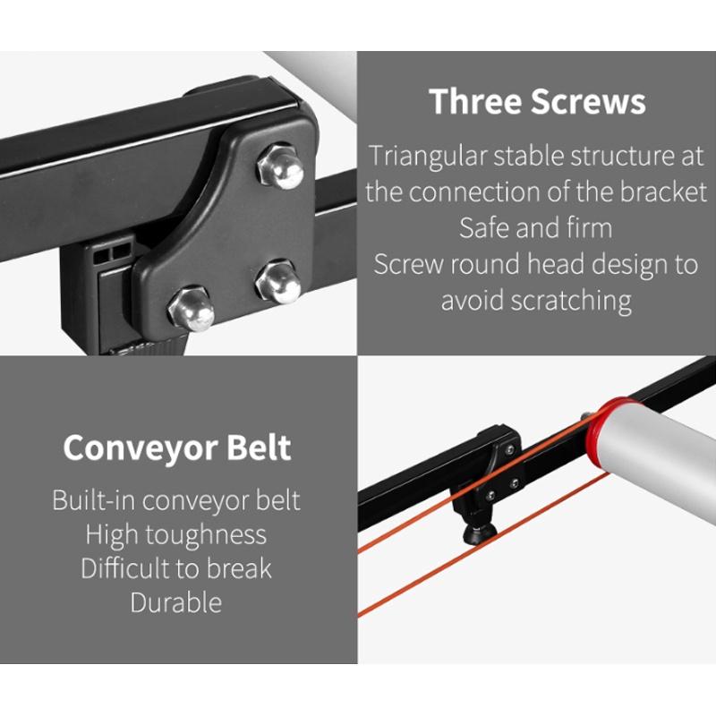 51 * 19.7 in Aluminum Alloy For MTB Road Bike Bike Roller Trainer Stand Bicycle Indoor Exercise Bike Training Silent Folding Trainer