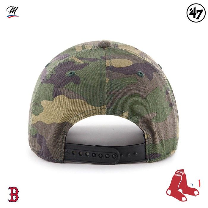 47 MLB Boston Red Sox Grove MVP DT Snapback Kappe - Camo