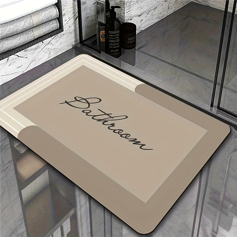 Bathtub and Shower Mat, Super Absorbent Diatomaceous Earth Mat, Non-slip, Quick-drying, Easy To Clean, Suitable for Bathrooms, Bathtubs, Kitchens