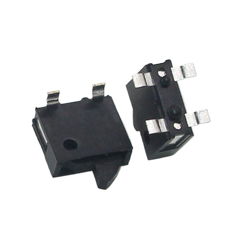 10Pcs Kfc-W-14 4 Pin Mini Slide Switch Reset Micro Toggle Switch Miniature Switch Limit Vertical Black Columnar 16V 100Ma