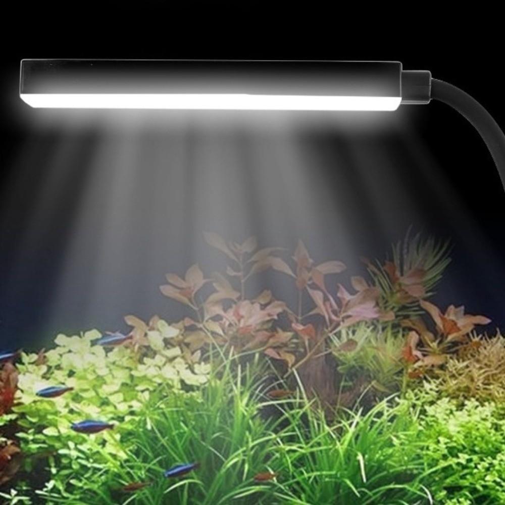 360° Rotatable Full Spectrum Grow Lamp Super Slim Aquatic Plant Lamp  Home Aquascaping