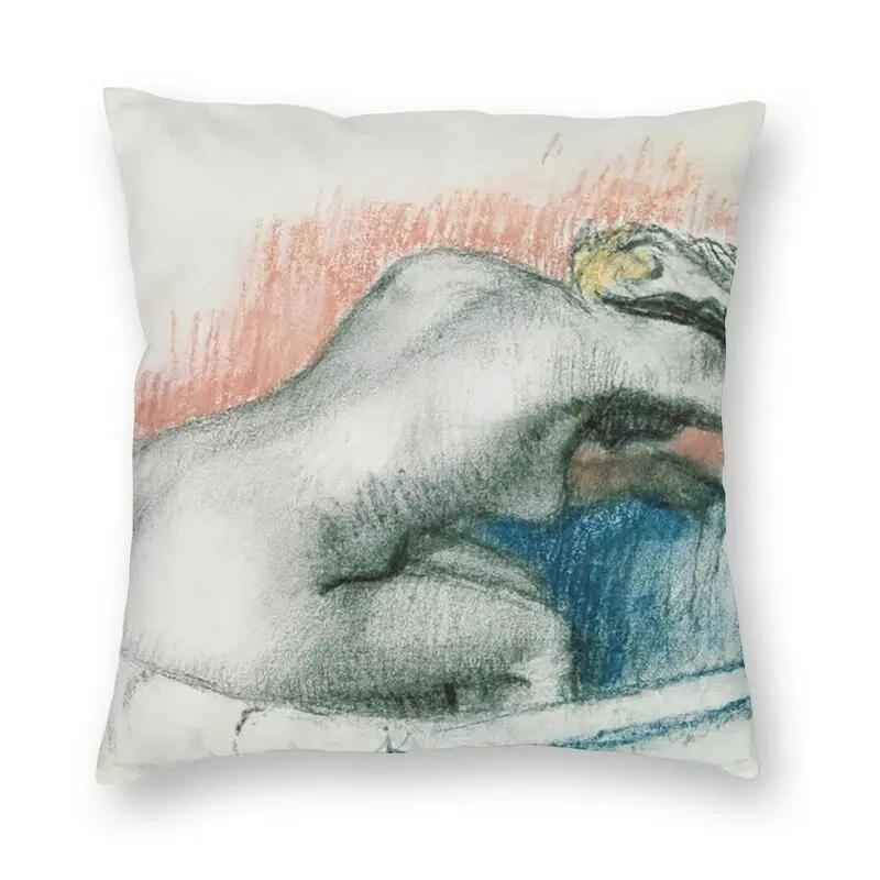 Edgar Degas Ballerina On Pointe Dancer Cushion Cover Impressionism Artist Oil Painting Throw Pillow Case Home Decor Pillowcase