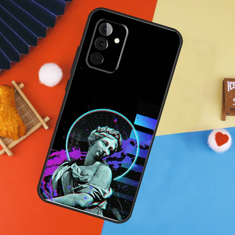 Griechische Gott Statue Gesicht Hülle Für Samsung Galaxy A56 A36 A16 A06 A13 A33 A53 A52 A32 A12 A54 A34 A14 A15 A35 A55 A17