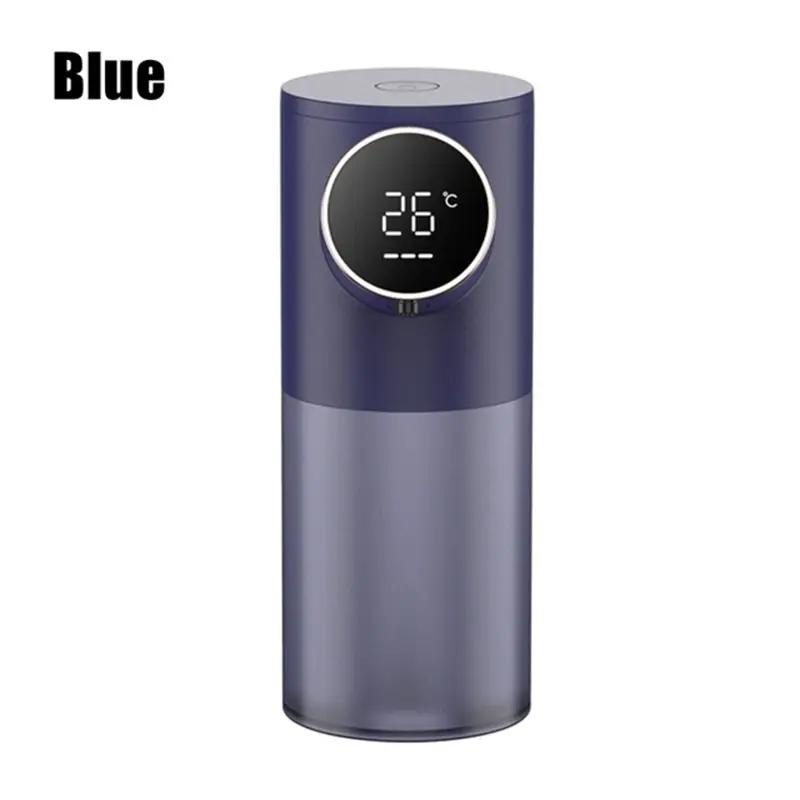 

Intelligent Automatic Soap Dispenser USB Rechargeable With Temperature Display Non-contact Foam Mobile Phone Washing синий