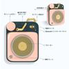 MUZEN Button Bluetooth Mini Blossom Speaker, Size/Wireless/Retro Style/Cute/Gift (Cherry Pink)