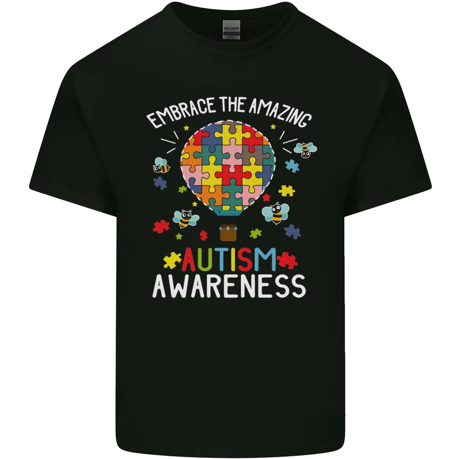 Embrace the Amazing Autism Autistic ASD Kids T-Shirt Childrens 2XL