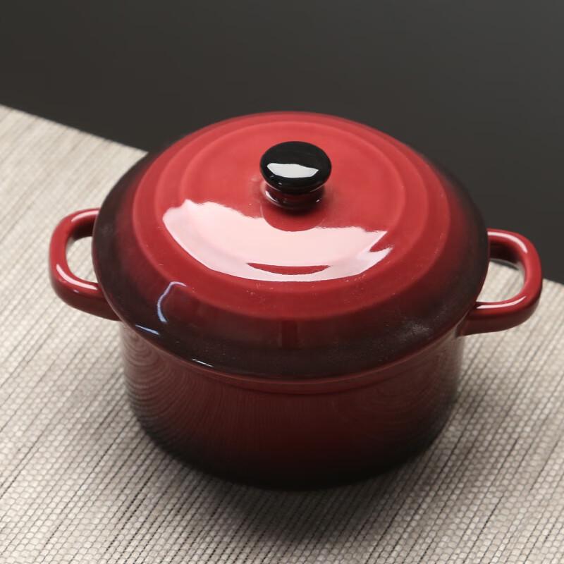Ceramic Lidded Soup Stew Pot (Set of 2)