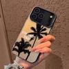European & American Coconut Tree Case for iPhone 13/14/15 & 17/16 Promax