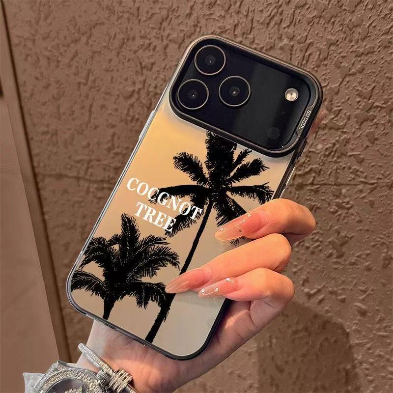 European & American Coconut Tree Case for iPhone 13/14/15 & 17/16 Promax