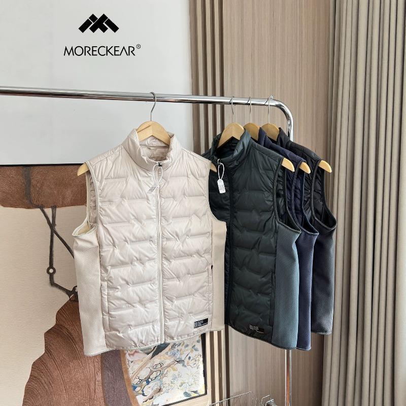 Manual recommendation! Light and thin pressure glue! Fit autumn and winter stand-up collar versatile warm down vest