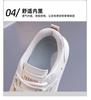 White shoes for women in summer, breathable mesh, thick sole, height increasing sports and leisure shoes
