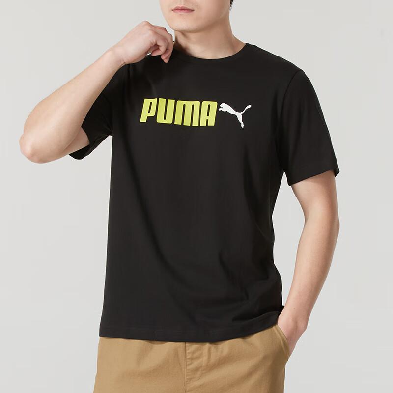 New PUMA Sports Life Collection T Shirt Men's Black 691341-51