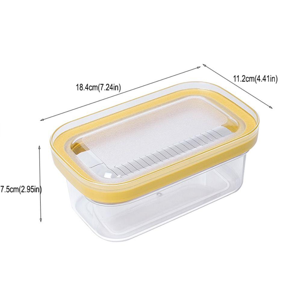 Anti-Scratch Butter Keeper Plastic Butter Slice Container Durable Butter Slicing Box  Baking