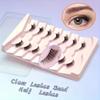7 Pares De Pestañas Postizas Con Tallos Transparentes, Alargadas, Cruzadas Y Pestañas Postizas Rizadas Gruesas