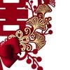 Red Double Happiness Chinese Wedding Sticker Chinese Traditional Wedding Decoration for Wall Window Decoration