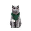 Festive Red & Green Knitted Christmas Scarf for Cats and Dogs