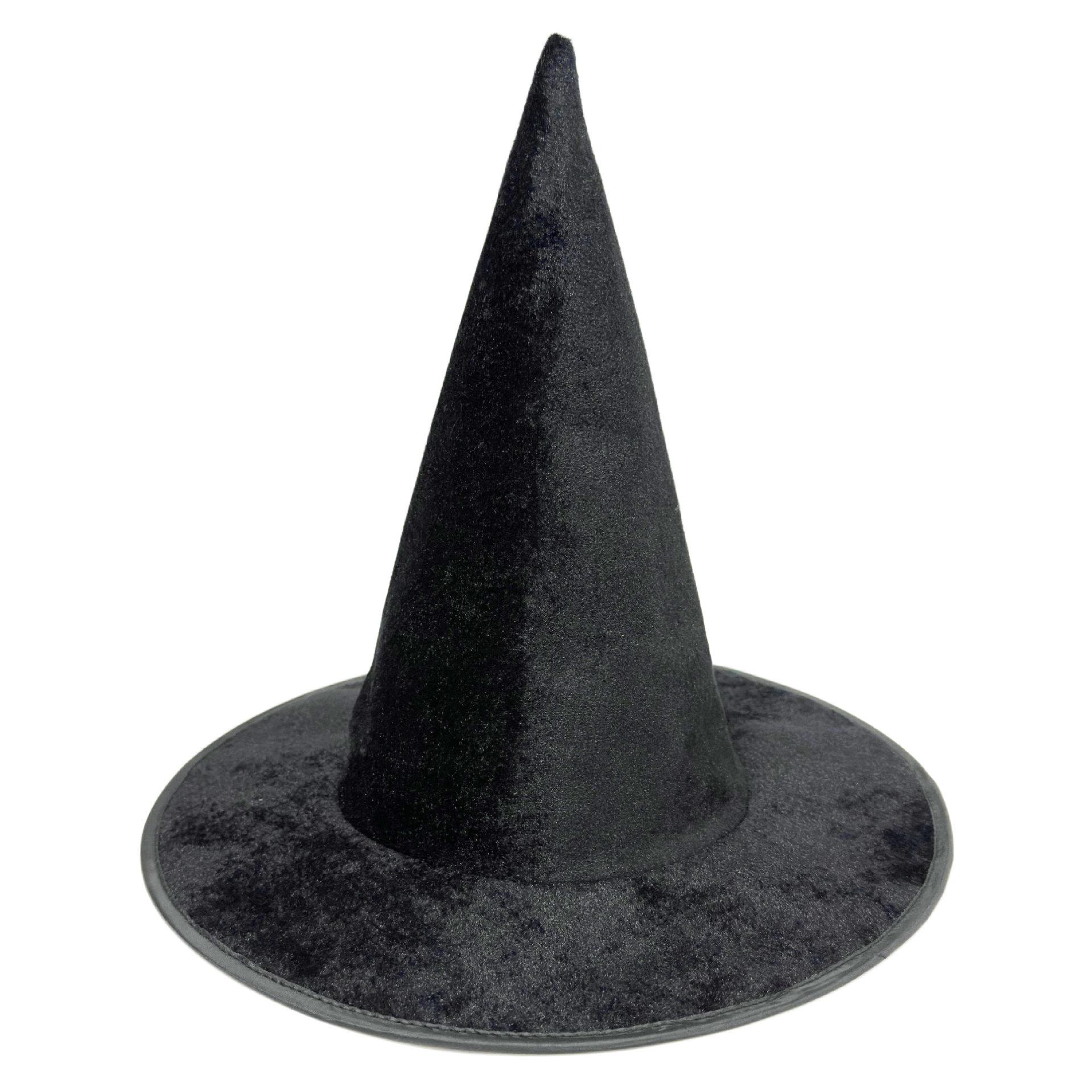 

Retro Halloween Wizard Hat Costume Accessory - Pointed Witch Headwear for COS Character Party Dressing Witch Hat - 38cm